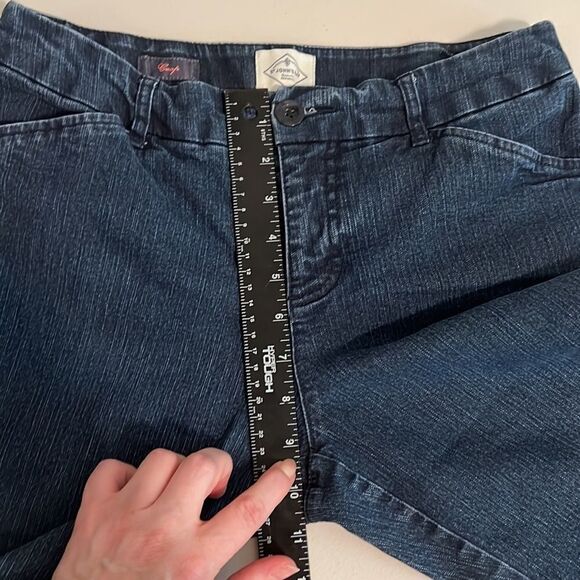 St John’s Bay Crop jeans 8P dark wash - Picture 10 of 12